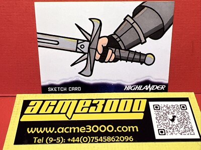 Unstoppable Cards HIGHLANDER EXPANSION - JAMIE RICHARDS Sketch Art Card SK2