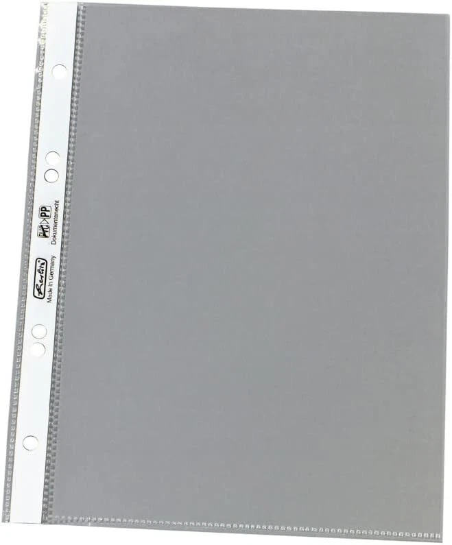 25 x BUSTE PLASTIFICATE A5 PER RACCOGLITORE AD ANELLI TRASPARENTI IN PLASTICA - Immagine 3 di 4