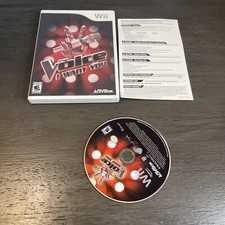 The Voice: I Want You Nintendo Wii with Box No Manual