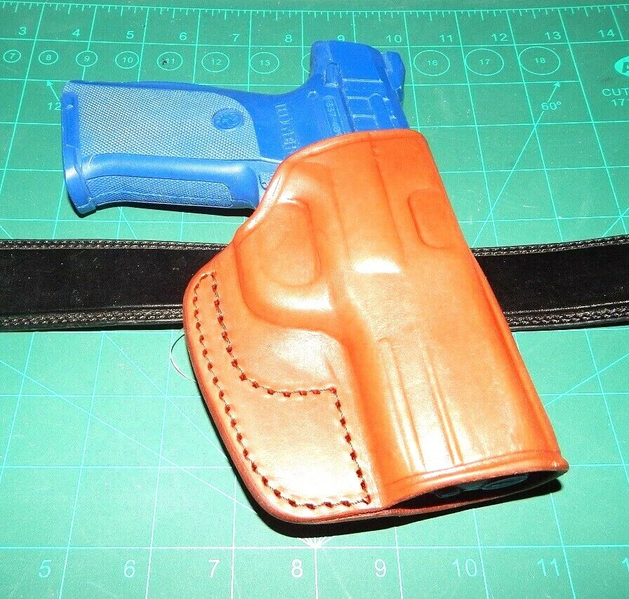 Tagua CDH3-352 RH Brown Leather CROSSDRAW Holster for Ruger SR9 SR40 9E - Image 2 of 4