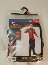 Marvel Boys S 4-6 Shang-Chi Legend of the Ten Rings Cosplay Costume 2 Piece Set