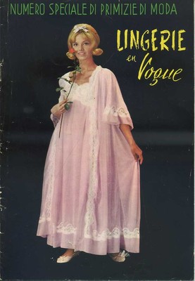 RIVISTA LINGERIE EN VOGUE NUMERO SPECIALE DI PRIMIZIE DI MODA