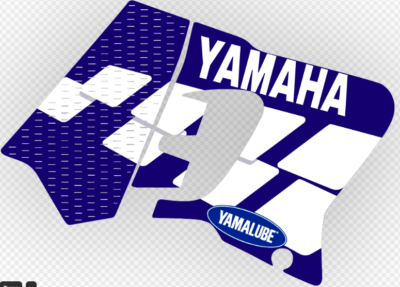 YAMAHA YZ 125 & 250 1995 Team Yamaha Style Replica Graphics Emig
