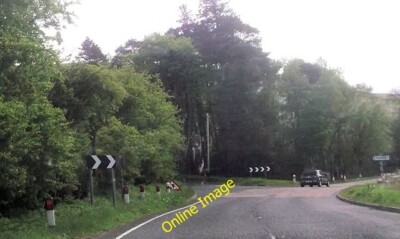 Photo 6x4 Road junction at Newmains Glenbuck/NS7429  c2014