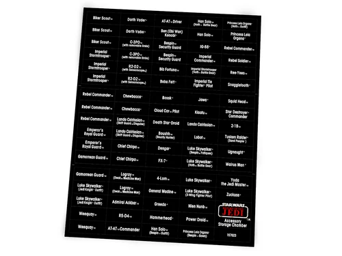 Custom Star Wars Vintage Kenner ROTJ Darth Vader Collectors Case stickers