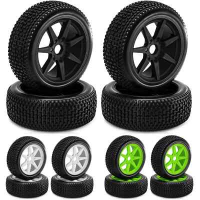 1/8RC Off-Road Buggy Tires Wheel 17mm Hex for ARRMA Typhon Talion Traxxas Redcat
