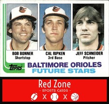 Orioles Future Stars: Bob Bonner / Cal Ripken / Jeff Schneider #21