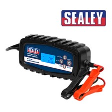 Sealey Compact Auto Smart Charger 4A 9-Cycle 6/12V Lithium - AUTOCHARGE400HF