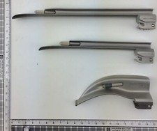 Metal Max 100 - laryngoscope's blades - Sizes (MIL 2/3 & MAC 2)