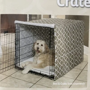 Nouveau Mid West Brown Tranquille Couverture de la caisse Vie privée Chien d'animal XL 48L x 30W x 33H