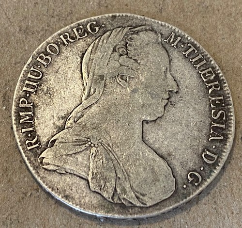1780 I.C. - F.A. Austria Hungría Viena 1 Thaler Moneda Plata M. Teresa (WAH83) - Imagen 2 de 10