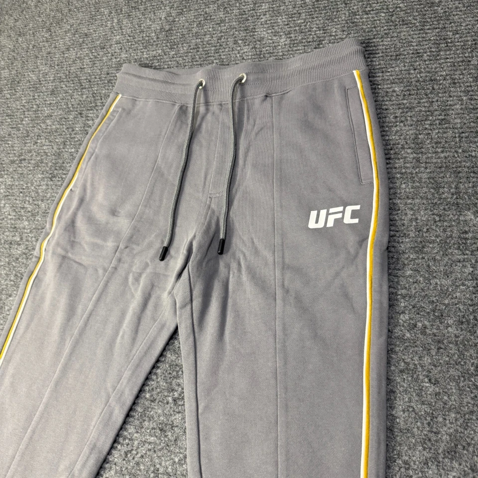 UFC Joggers Mens Small Grey Sweatpants Fight Night MMA Cotton Casual - Image 4 of 4