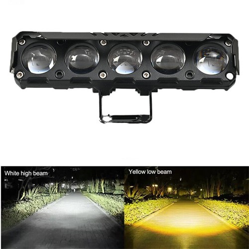 12-80V 28W 5 Lens Motorcycle Spotlight Light LED Hi/Lo Beam Fog Lamp Universal - Picture 11 of 16