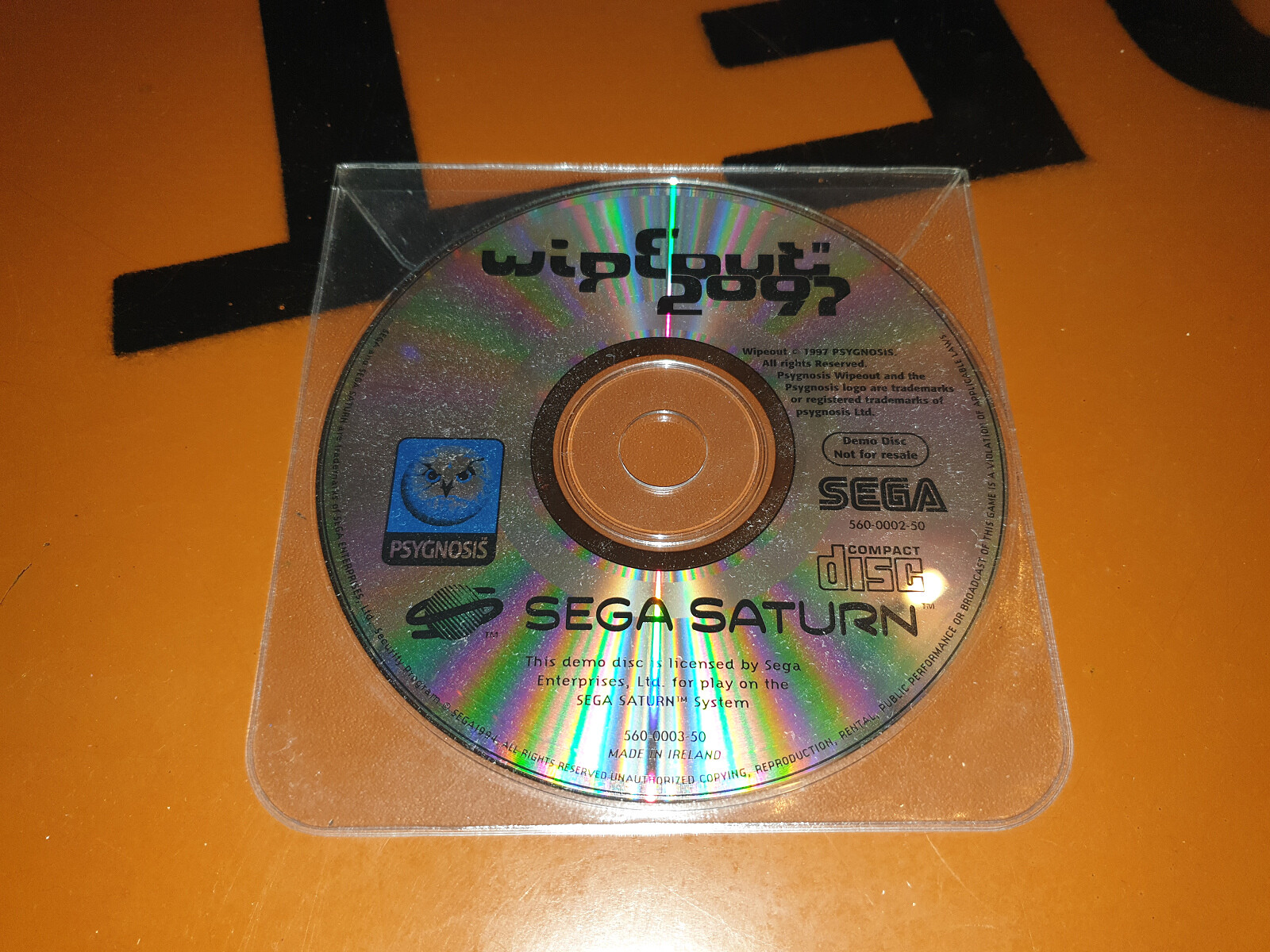 ## Sega Saturn - Wipeout 2097 (Seulement La CD / sans Emballage D'Origine / Only