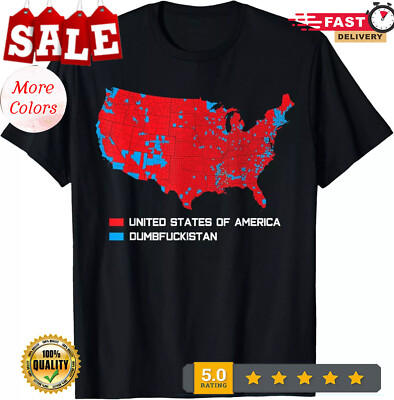 2025/Election Map 2024 United States of America Dumbfuckistan Unisex T-Shirt