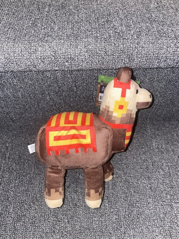 Mojang Minecraft Pixelated Llama Plush 9” With Tags Toy Factory Game Figure Doll - Image 3 of 4