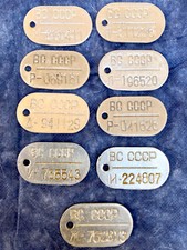 russische sowjetische Erkennungsmarke Dog Tag RKKA CA UdSSR CCCP Rote Armee GSSD