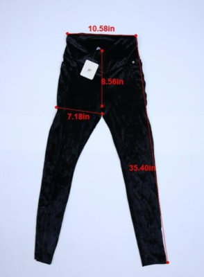 Fabletics High Waisted Crushed Velour Crossover Legging Black