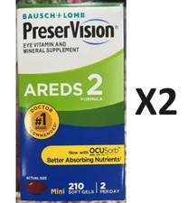 Bausch + Lomb PreserVision AREDS 2 Formula 420 Softgels EXP 2026
