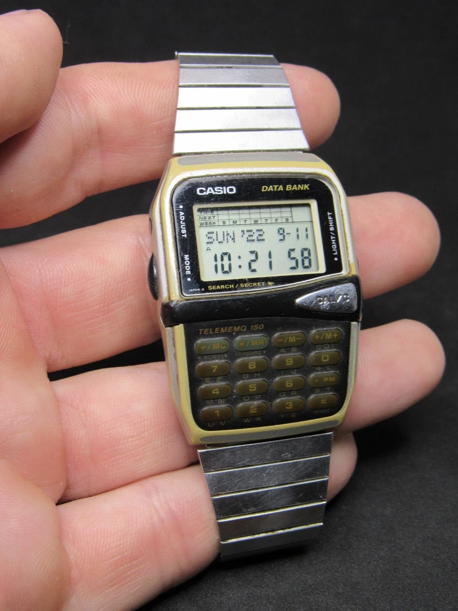 Casio databank men's watch sales