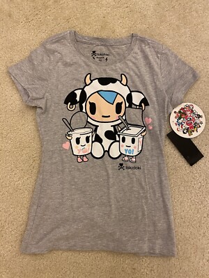 New Tokidoki Mozzarella&Yo T-Shirt Size Small | eBay
