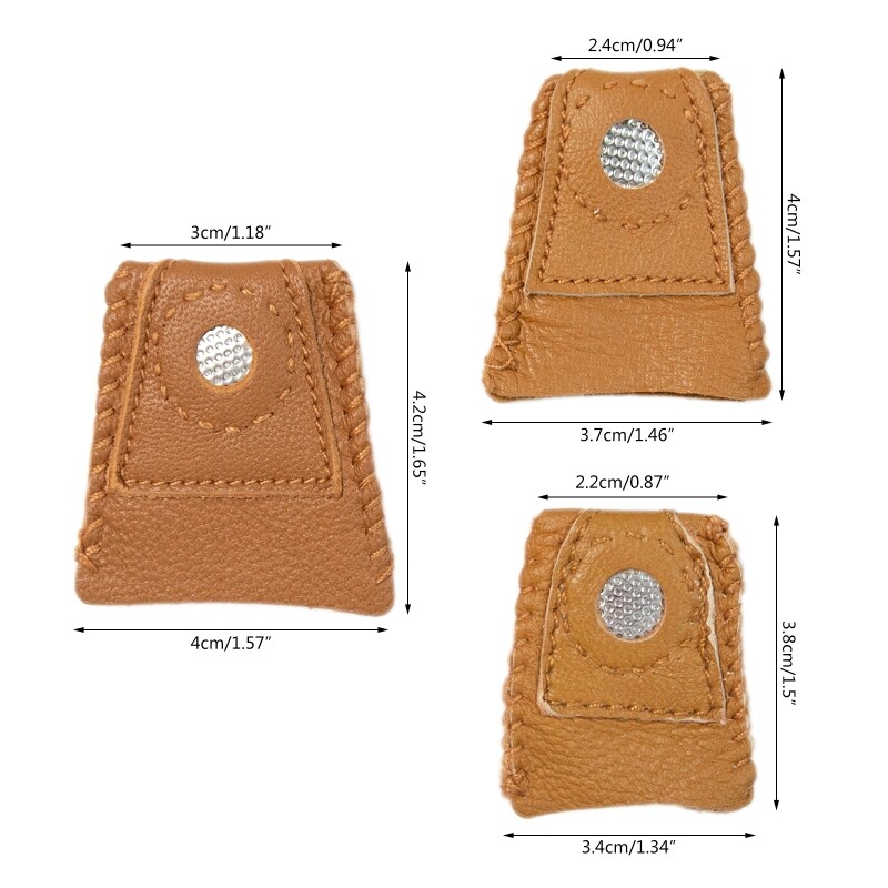 Leather Thimble for Hand Sewing Quilting Knitting Needles Craft DIY