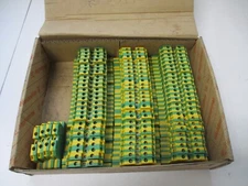 WEIDMULLER 0661060000 EK 2.5/35 TERMINAL BLOCK , AWG 26-12, DIN RAILGREEN/YELLOW