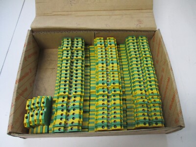 WEIDMULLER 0661060000 EK 2.5/35 TERMINAL BLOCK , AWG 26-12, DIN RAILGREEN/YELLOW