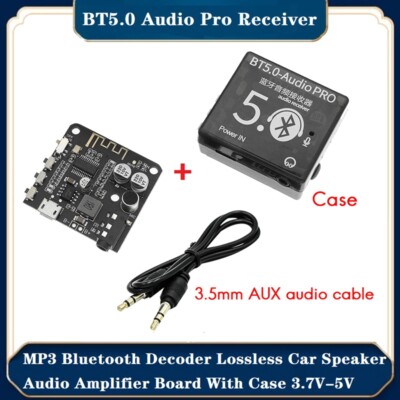 BT5.0 Audio Pro Receiver + Chassis + 3.5mm AUX Audio Cable Set MP3-Bluetoot1024-