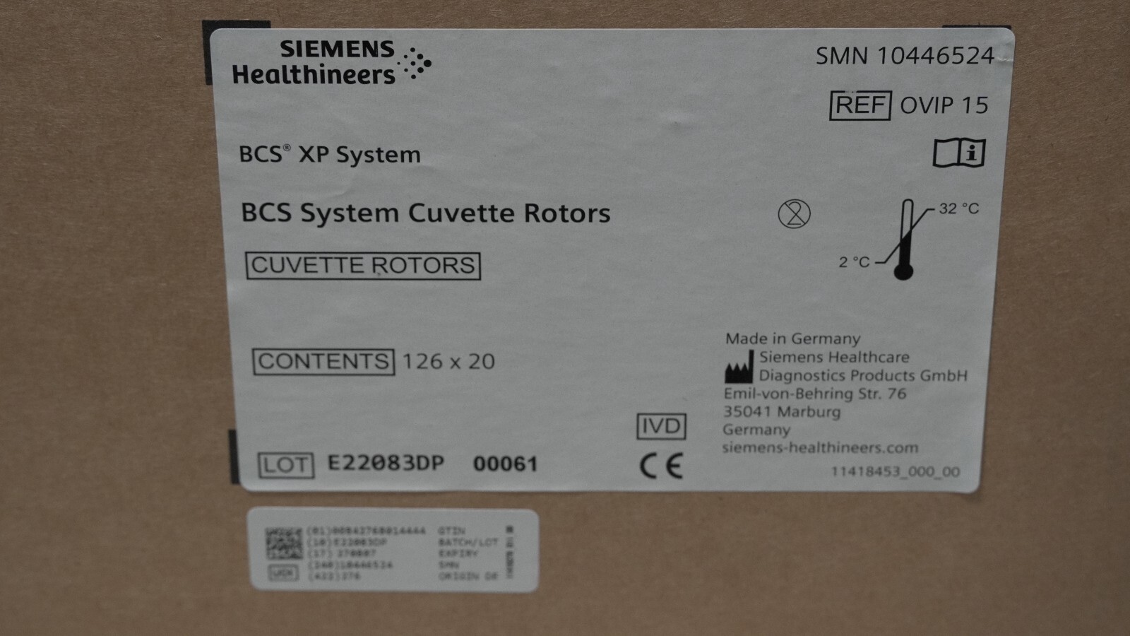 Case of 2520 Siemens OVIP 15 BCS system cuvette rotors | eBay