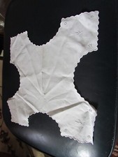 Vintage Len Doily X / Criss Cross Shape Kosz Haft