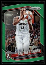 Brittney Griner 2025 Panini Prizm WNBA Green Prizm Card #46