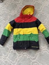 Burton Dryride Insulated Snowboard Ski Jacket Youth Boys Size L Large 14/16 Coat