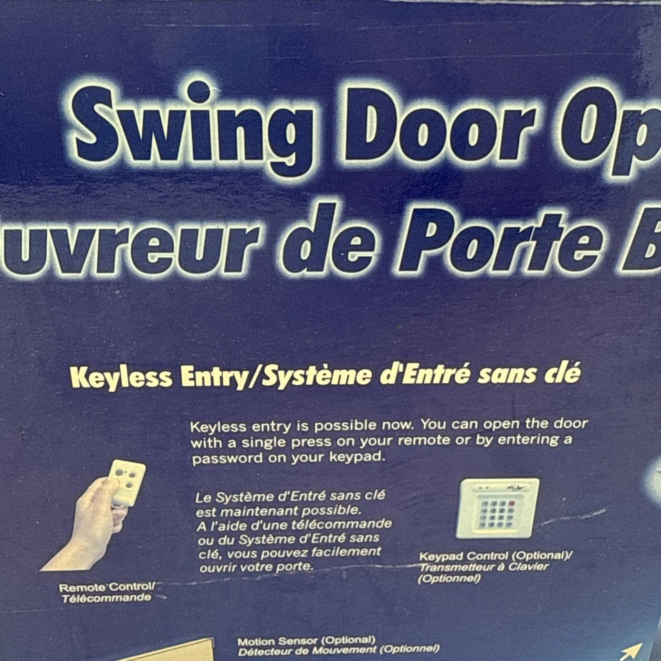 Skylink DM-100 Kit de Instalação de Sistema de Abridor de Porta Giratória Automático com Controle Remoto Novo na Caixa - Imagem 4 de 4