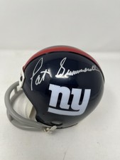 Pat Summerall JSA Authentication Autographed Giants Throwback Mini