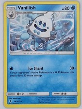 Vanillish 34/145 Pokemon - Sun & Moon Guardians Rising MP