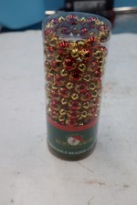 Kurt Adler Twisted Red Gold Bead Garland 9 ft