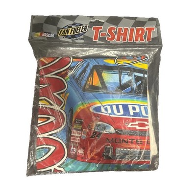 Vintage 90s NASCAR Jeff Gordon  fearless  Graphic shirt Sz XL New In Bag Rare