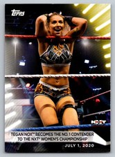 2021 Topps WWE Women's Division #36 Tegan Nox Becomes the No. 1 Contender