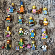 LEGO 71009 Simpsons Minifigures Series 2 / Complete Set of 16 MISSING GREEN CAPE
