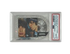 The Rolling Stones Album PSA Gem 10 2025 Prism Disco Black and Blue Trading Card