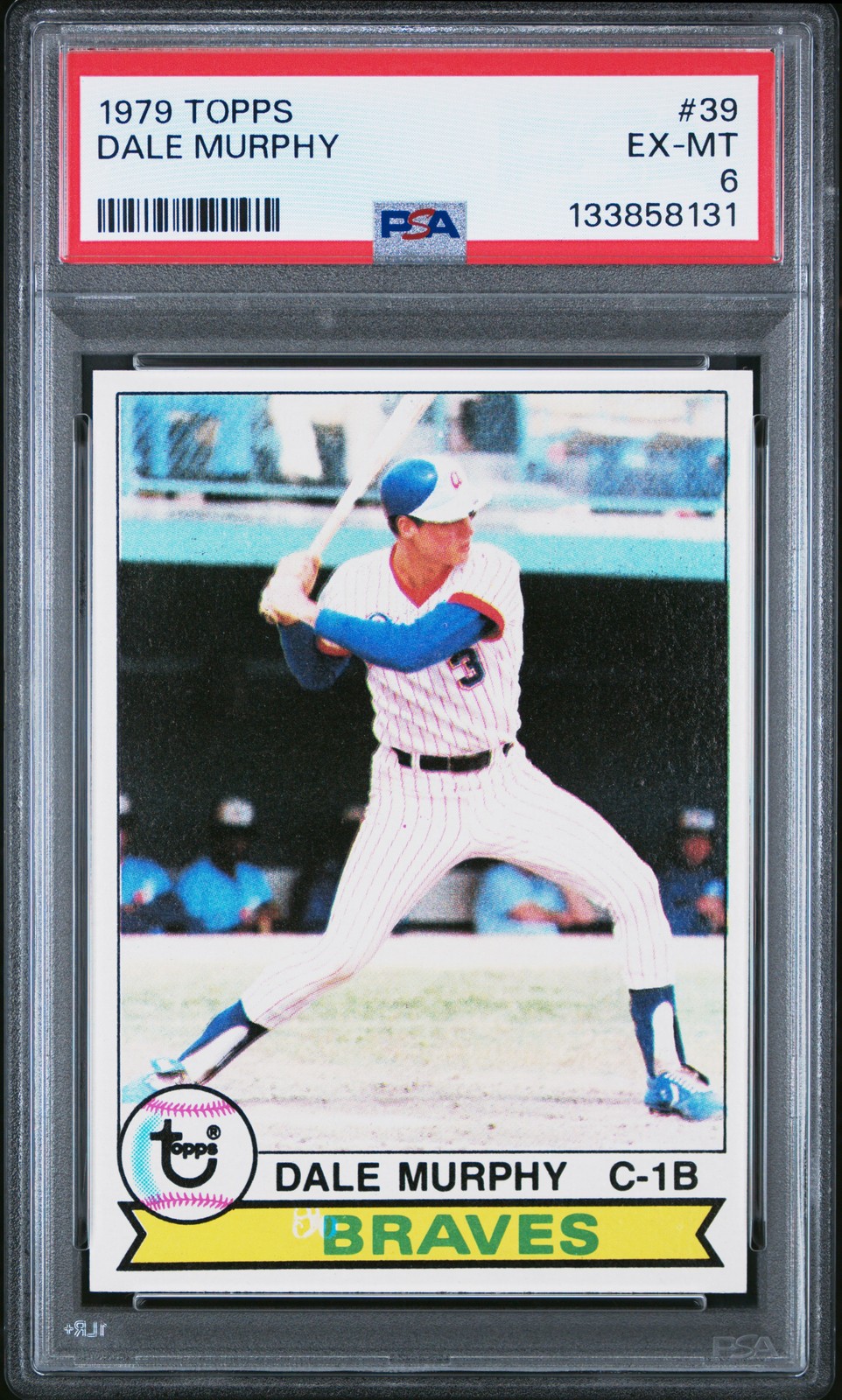 1979 Topps #39 Dale Murphy PSA 6 EX-MT