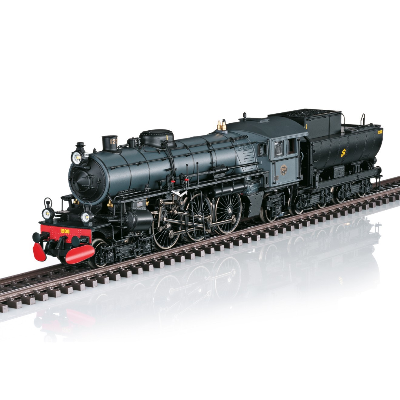Märklin H0 39490 - Dampflok Litt F 1200 SJ, mfx+, Sound, Rauch     Neuware