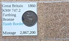 1860 Victoria Farthing — photo from another recent sale