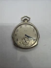 Great Elgin 14K Wadsworth Quality White Gold Filled Antique 12s Pocket Watch