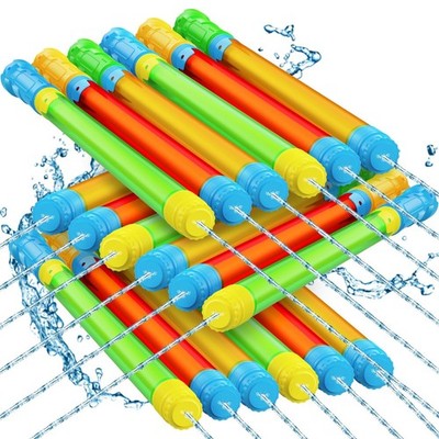 Summer Pool Party Water Guns - 18 Pack Squirt Blasters 40 Ft Range Kids
