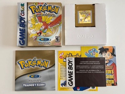 Pokemon Gold Version - Nintendo Game Boy Color GBC - Boxed With Manual - NTSC 