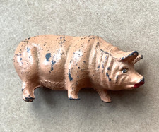 Vintage Timpo Toys Painted Lead Pink Farm Pig