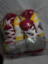 Comfy Feet Original Sneaker Slippers NCAA Iowa State Cyclones Size Small.