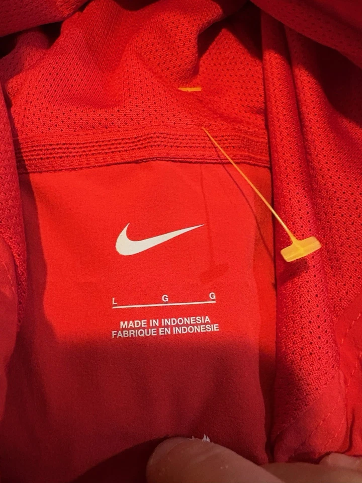 Ohio State Buckeyes Chaqueta Hombre Grande Rojo Negro Nike Ligero Negocios Spandex Foto 3 de 4